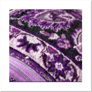 purple flower pattern, floral designs, minimal art, abstract art, floral pattern, antique rug photo , For custom orders please DM me. Posters and Art